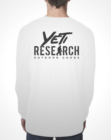 Yeti Research Co. - White Long Sleeve Research Tee