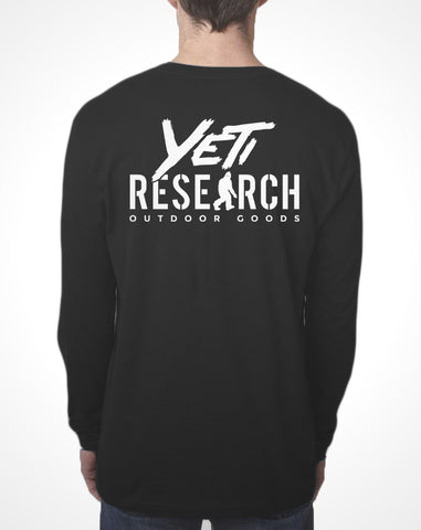 Yeti Research Co. - Black Long Sleeve Research Tee