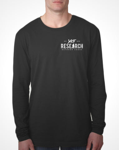 Yeti Research Co. - Black Long Sleeve Research Tee