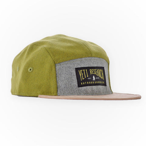 Yeti Research Co. - Green Wool 5 Panel